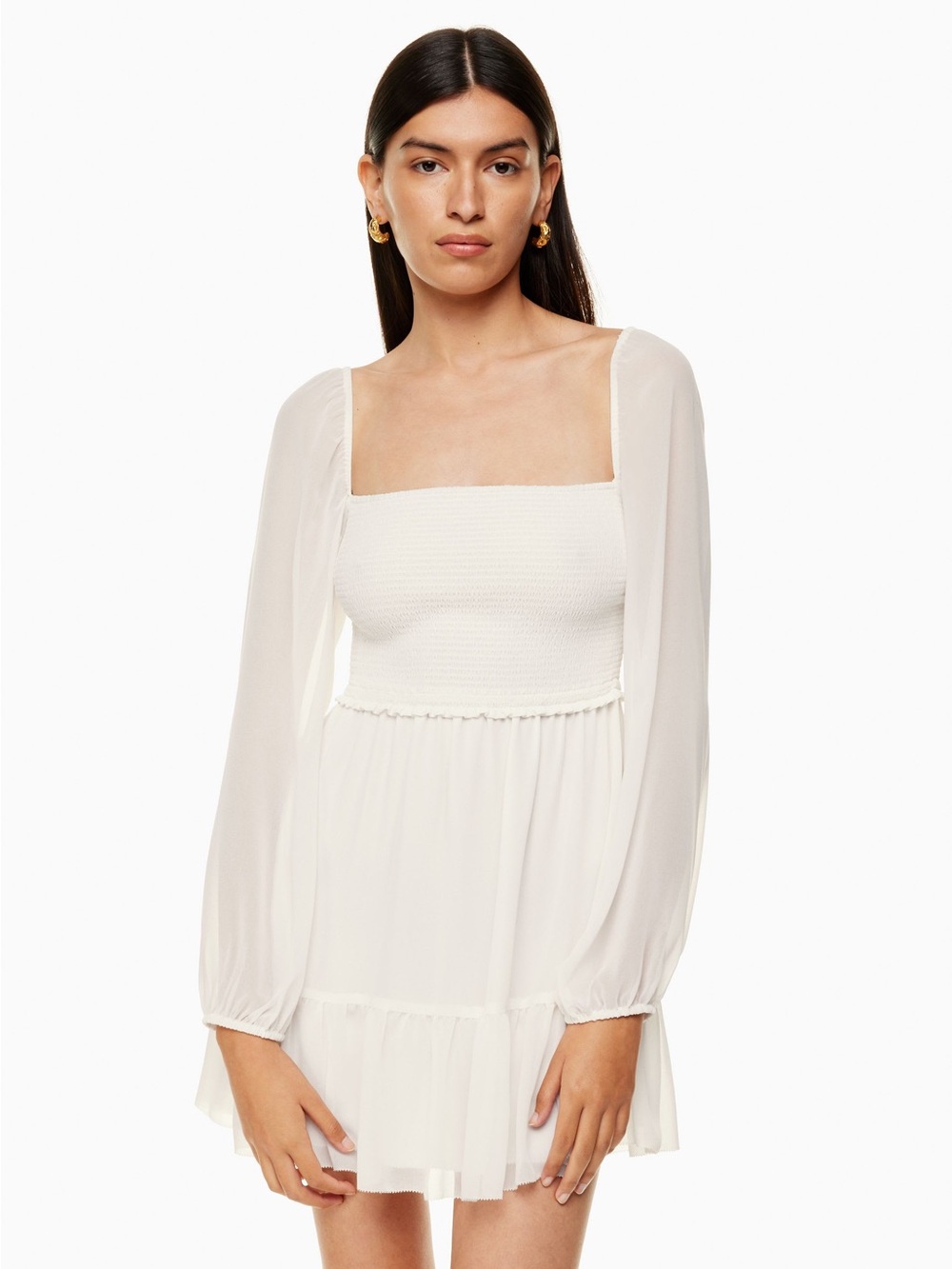 Aritzia Tempest Dress Light Birch